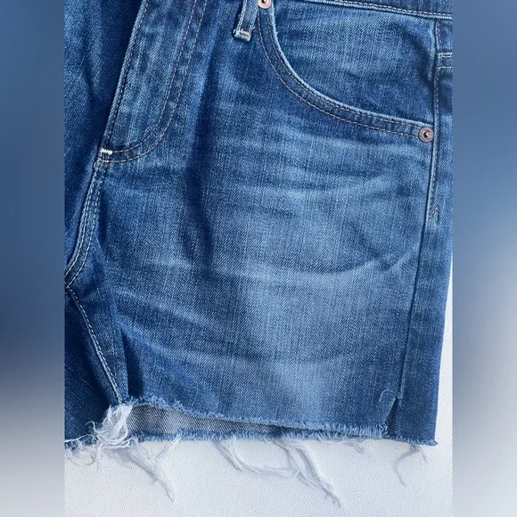 AG ADRIANO GOLDSCHMIED HaileyCutt Off EX Boyfriend Denim Shorts